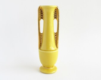 Yellow vases | Etsy