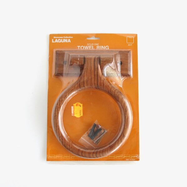 Wood Towel Rings for Bathroom Etsy