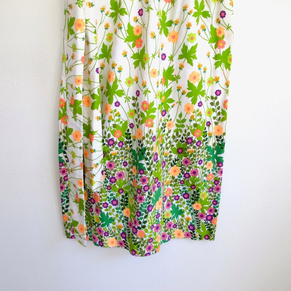 Vintage Long Skirt, Floral Maxi Size Small Alice … - image 8