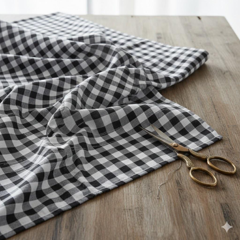 Country Check Cotton Fabric – 60” Wide - Etsy