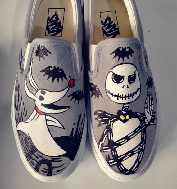 The Nightmare Before Christmas Vans Shoes - Etsy