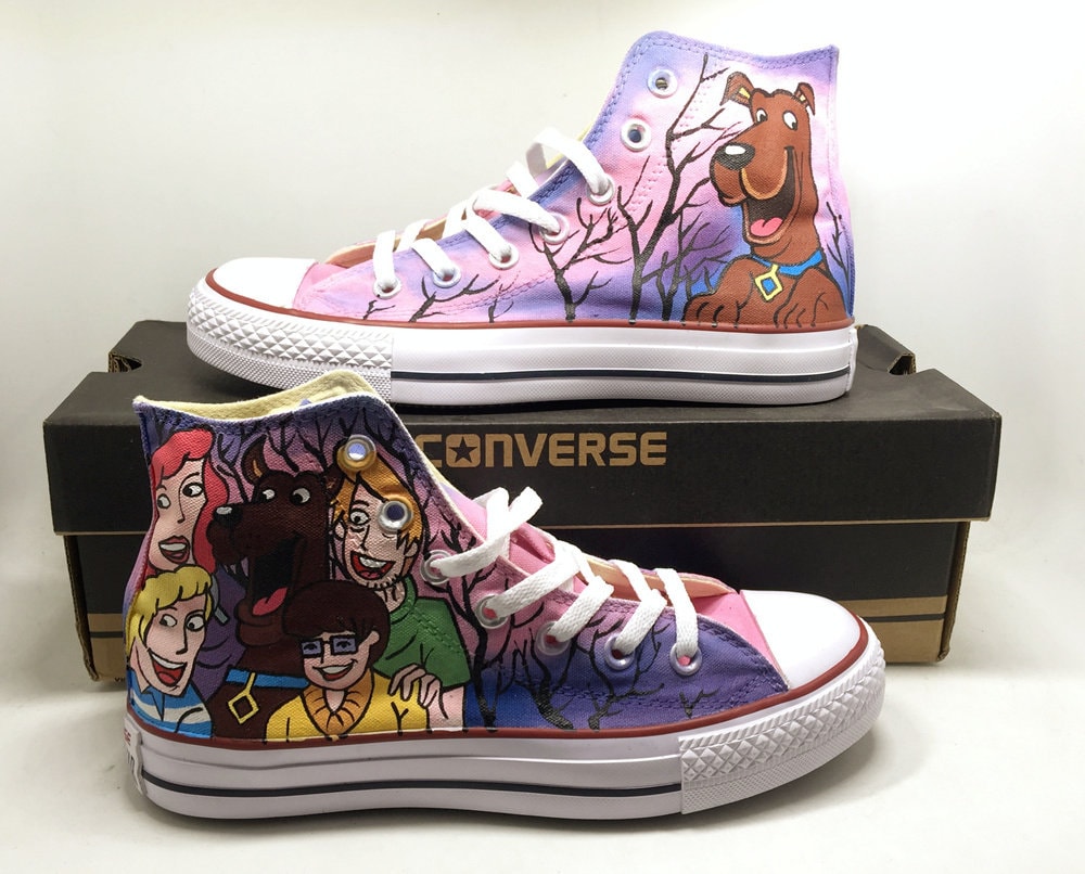 scooby doo custom shoes