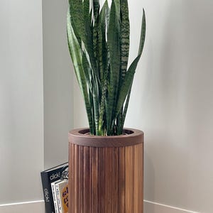 Fluted Plant Stand // Indoor Plant Stand