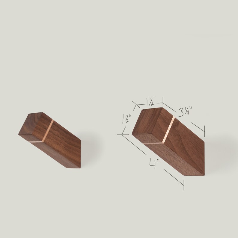 Walnut Coat Hook image 2