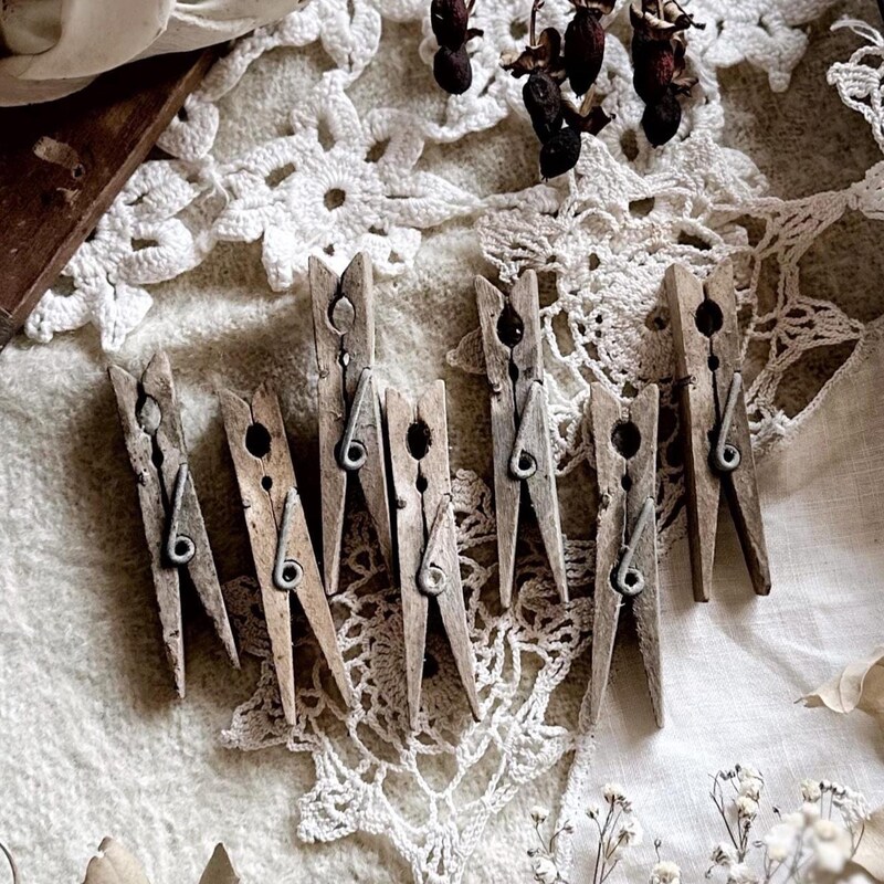 Antique Clothespins - Etsy