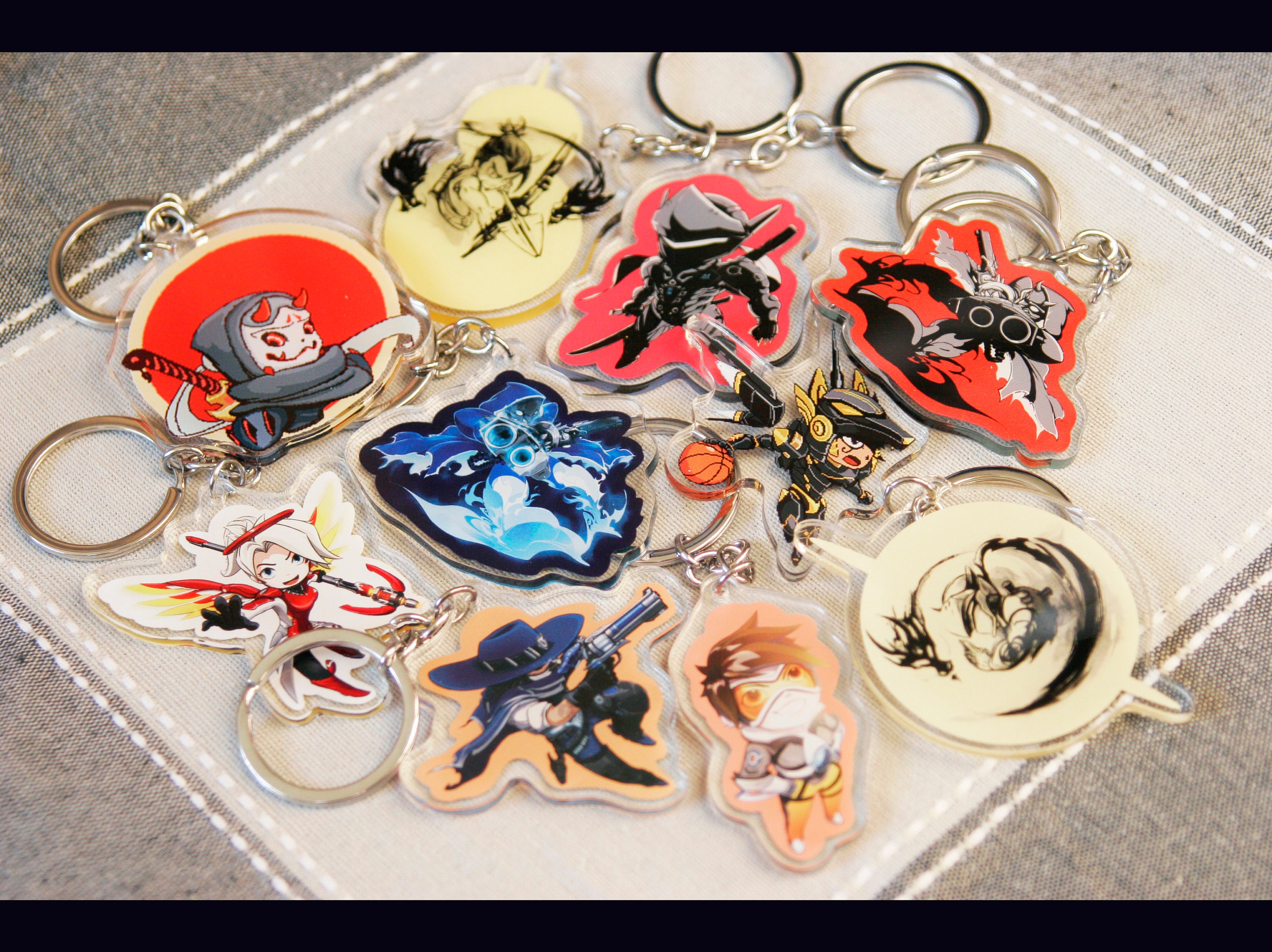 Overwatch keychain Doubleside buy one get one free Etsy