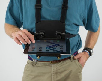 READYACTION Office - Tablet Chest Harness for iPad Air, 9.7 and 10.5 Pro, iPad Mini, Surface Pro and Similar Tablets