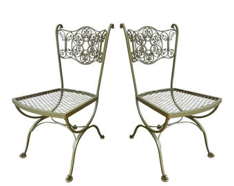 Russell Woodard Vintage Andalusian Pair of Chairs
