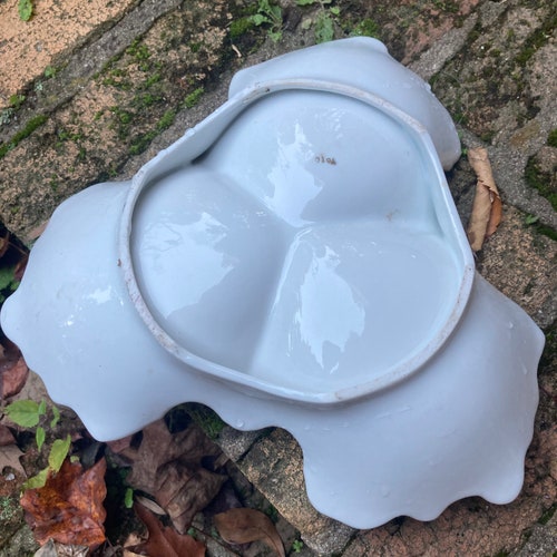 Gilded shops porcelain olive dish