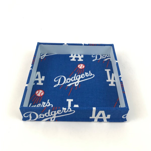 Catchall Tray Made With Los Angeles Dodgers Fabric