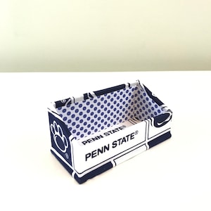 Business Card Holder Made With Penn State Nittany Lions Fabric