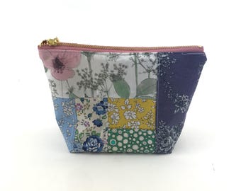 Patchwork Zipper Pouch