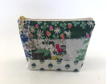 Patchwork Zipper Pouch