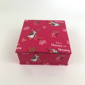 Decorative Box (Peter Rabbit Fabric)