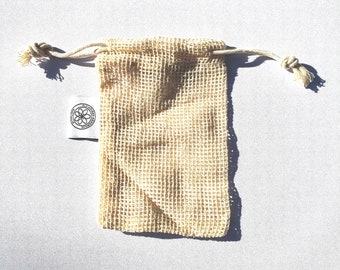 Sustainable Cotton Mesh Soap Bag For Soap Saver