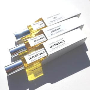 Essential Oil Roll On Perfume Trio Set, Natural Perfume Oil