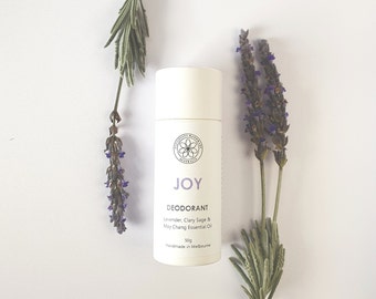 Joy Organic Natural Deodorant Stick With No Baking Soda And Aluminum