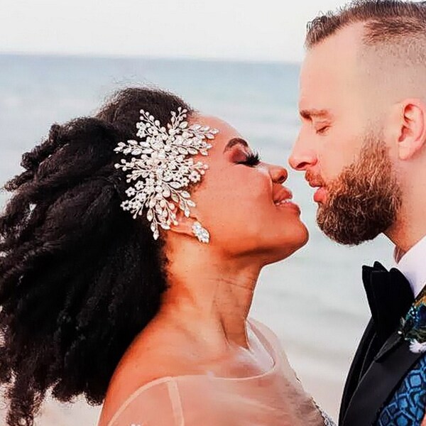 statement bridal headpiece