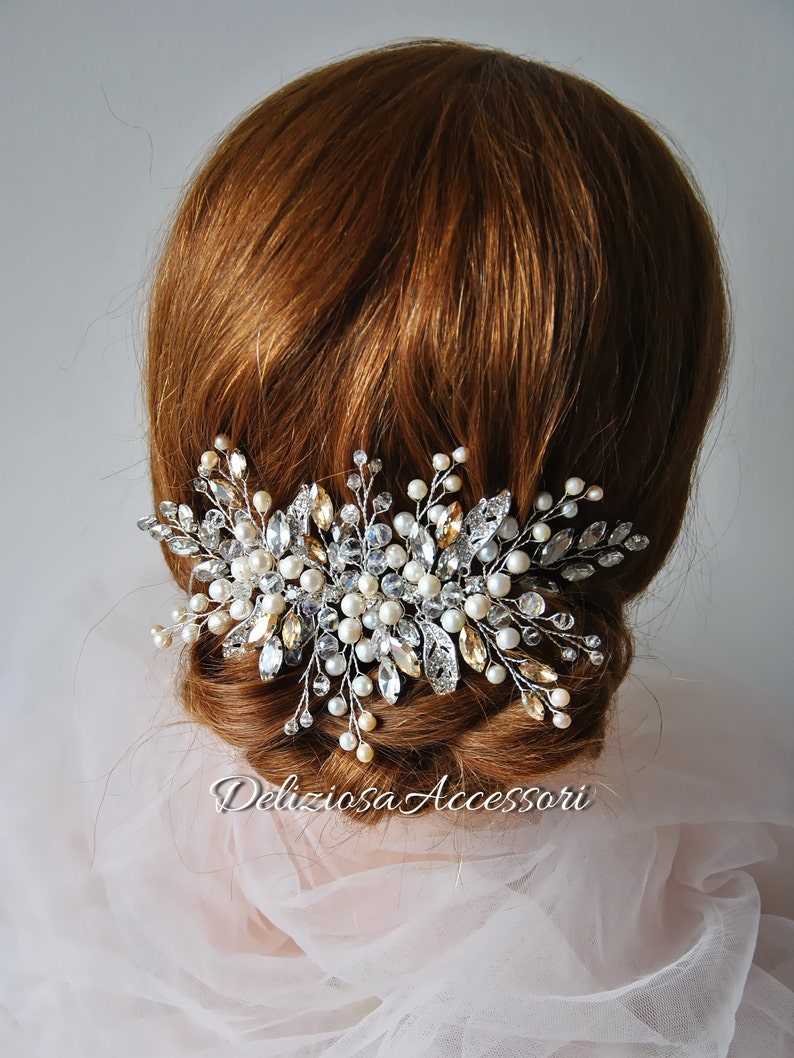 bridal side headpiece