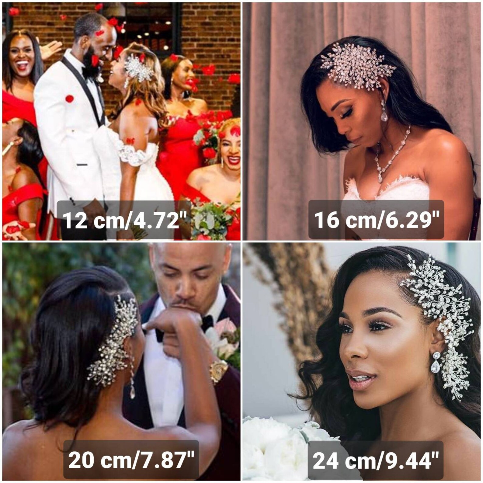 bridal statement headpiece