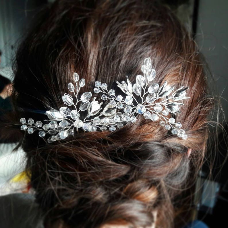 diamond hair piece