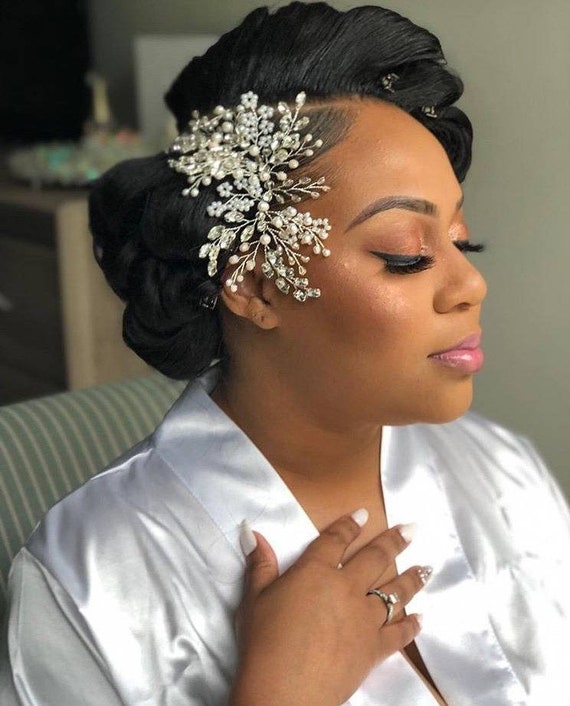 wedding side hair pieces