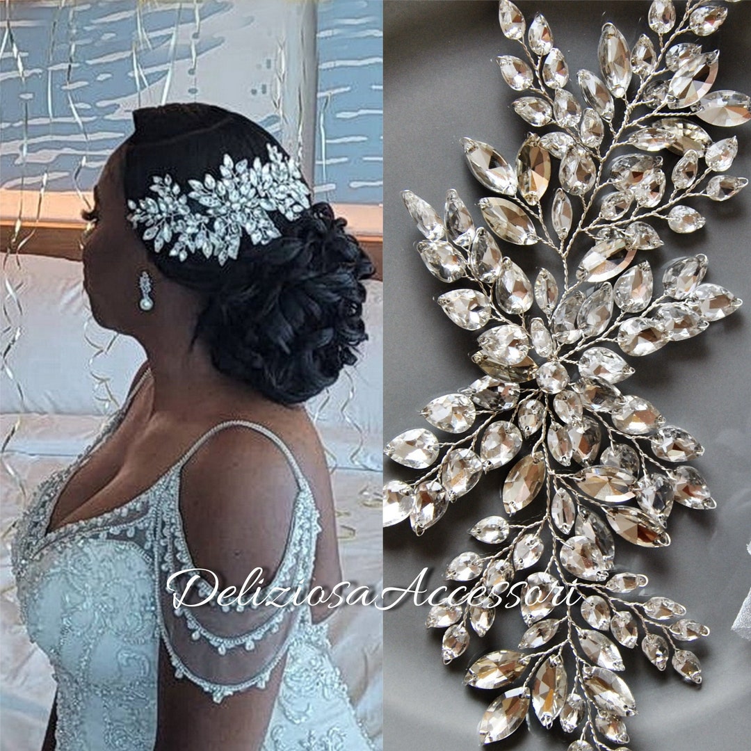 bridal diamond headpiece