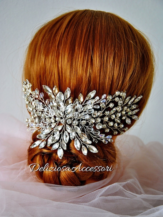 Diamond hair brooch new arrivals