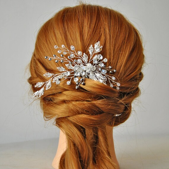 Bridal Hair Piece Winter Headpiece Wedding Hair Accessories Etsy