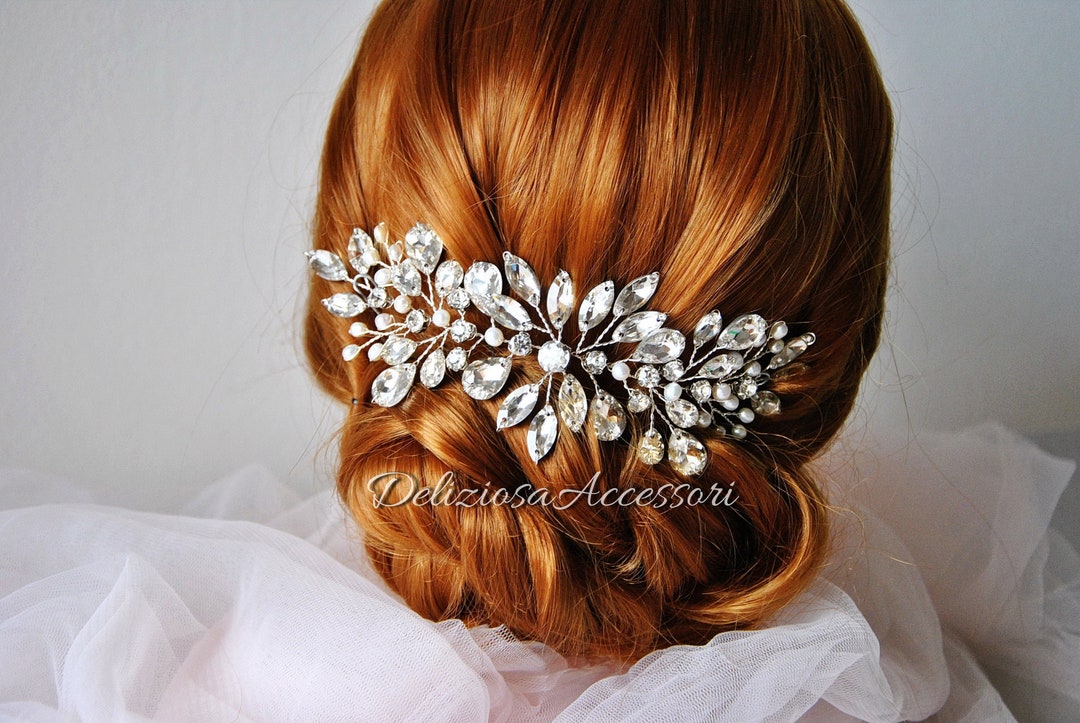 bridal diamond headpiece