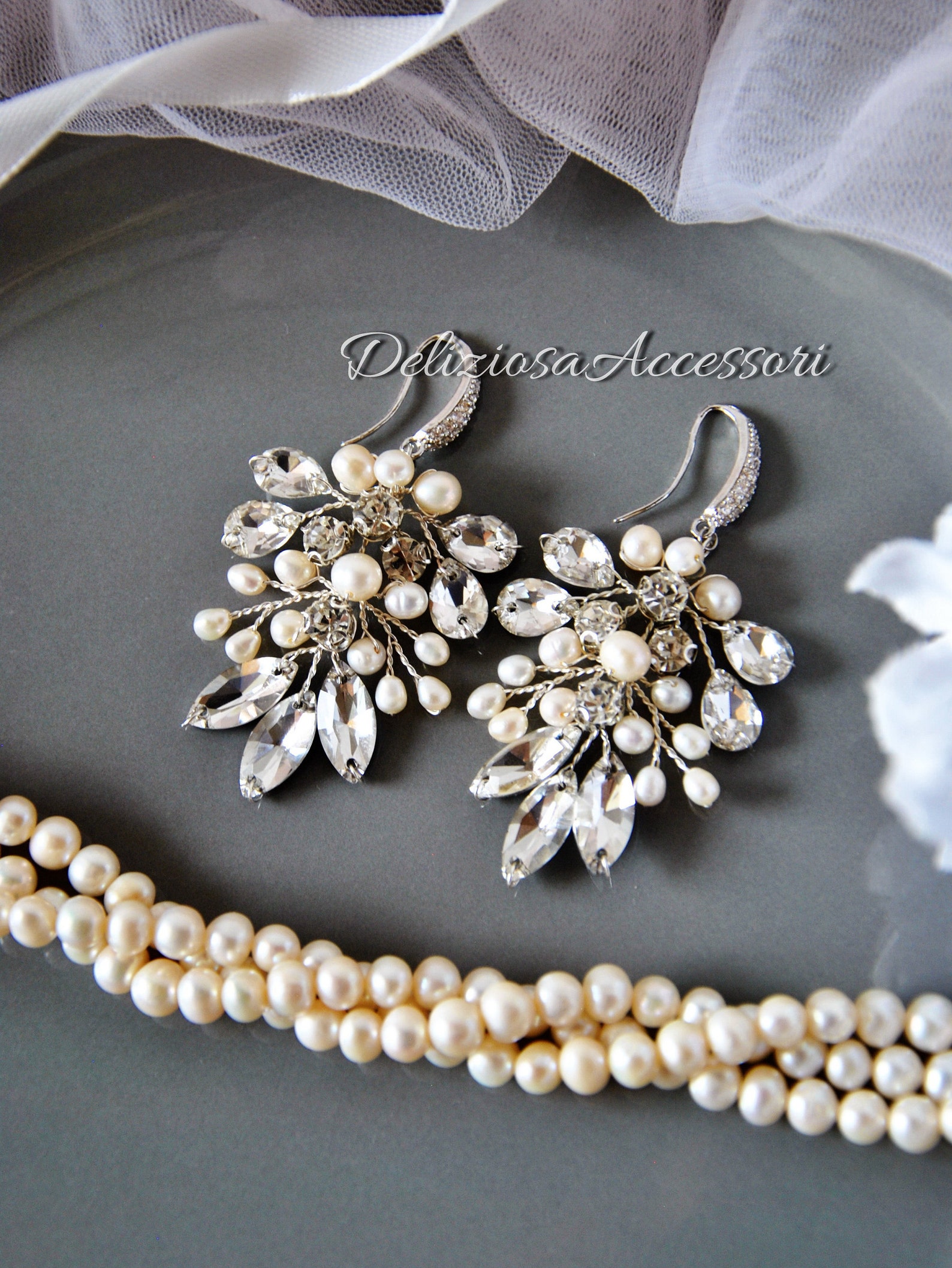 bridal diamond headpiece