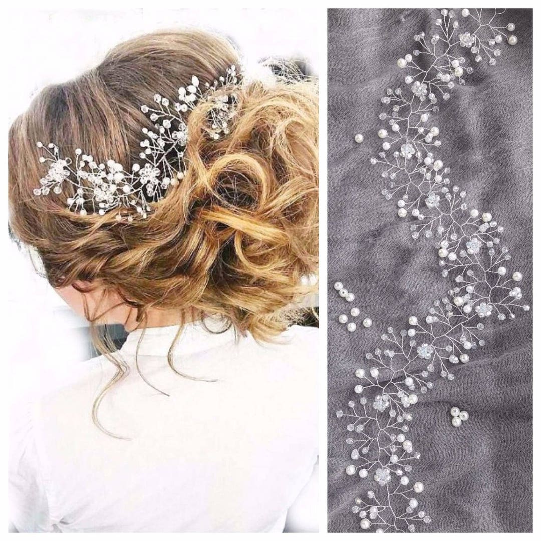bridal headpieces for long hair