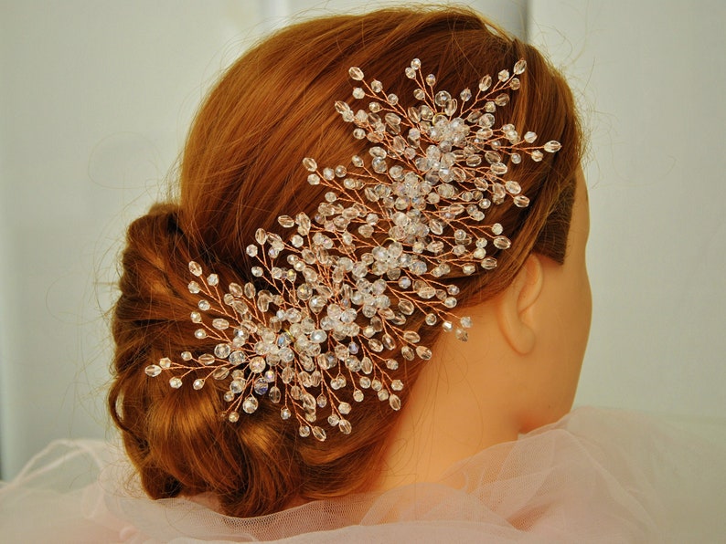 wedding side hair pieces