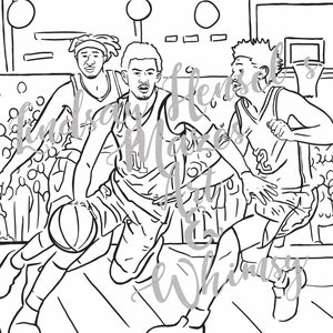 Printable Basketball Maze | Etsy