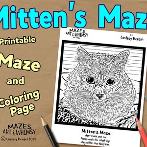Printable Cat Maze