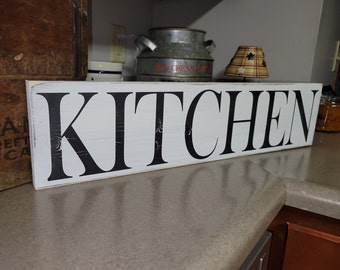 BRAND NEW Handmade Wooden Farmhouse KITCHEN Sign