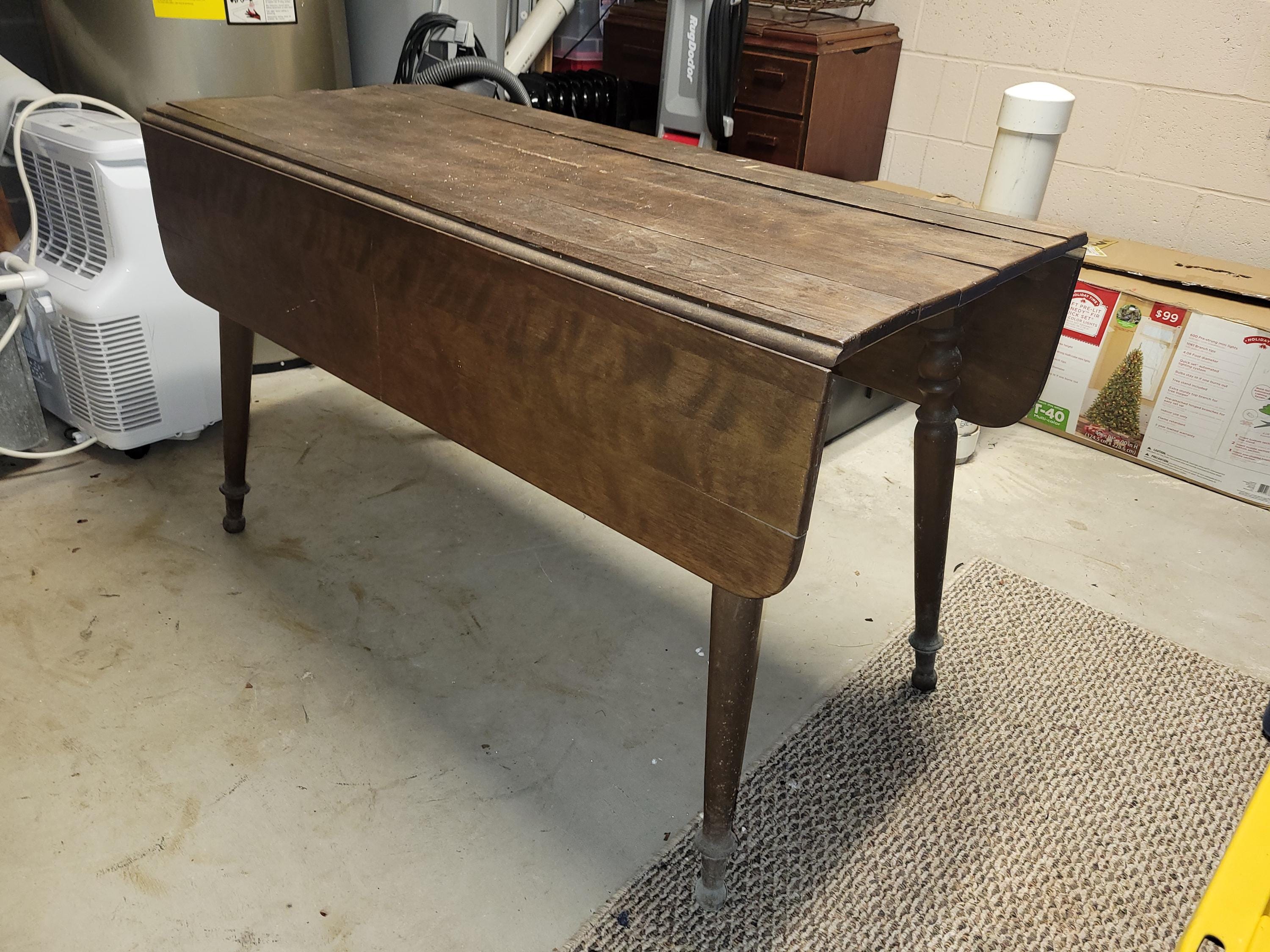 Antique ETHAN ALLEN Drop Leaf Farmhouse Wooden Table **pick-up