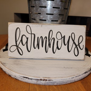 BRAND NEW FARMHOUSE Handmade Wooden Sign/Shelf Sitter