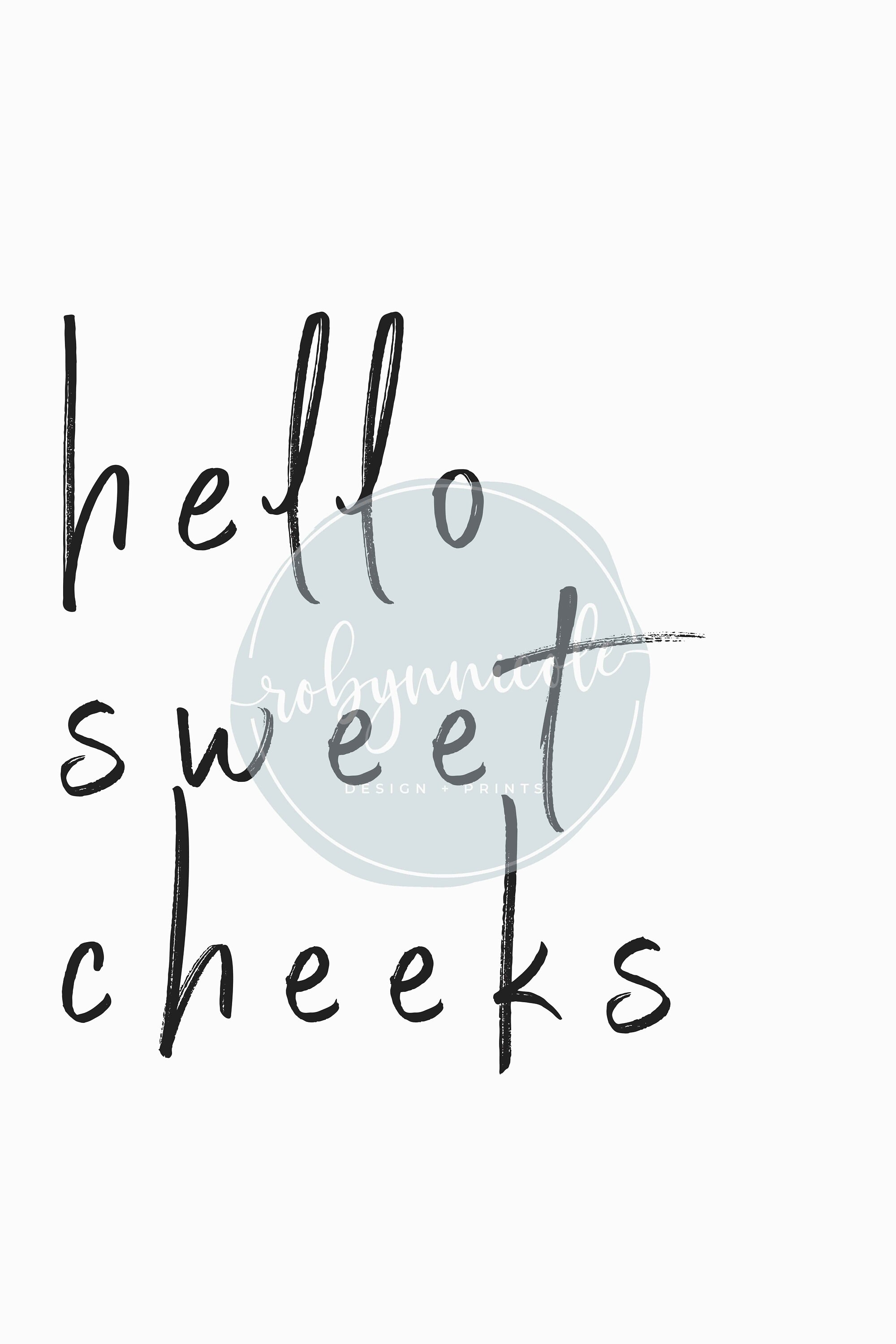Hello Sweet Cheeks Bathroom Printable Digital Download Etsy Canada