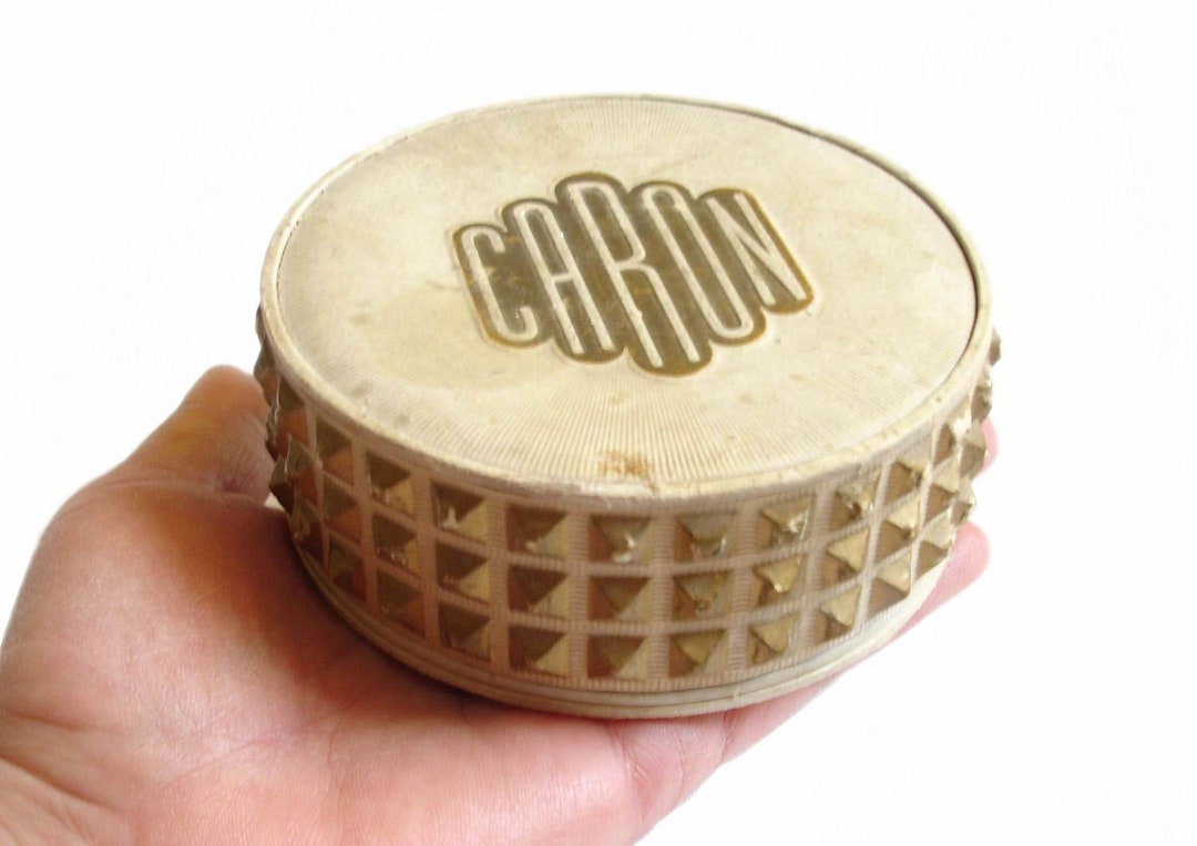 Vintage CARON French Powder Box, Antique Vintage Face Powder Caron - Etsy