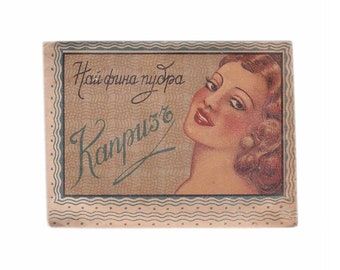 Antique Vintage Face Powder CAPRICE Envelope 1930s, Boudoir Room Decor Fragrance Powder Unopened