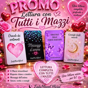 ¡IMPERDIBLE! Lecturas de: Oráculo de los Sentimientos, Mensajes de Amor, Oráculo de las Verdades Ocultas y Consejos de los Oráculos.
