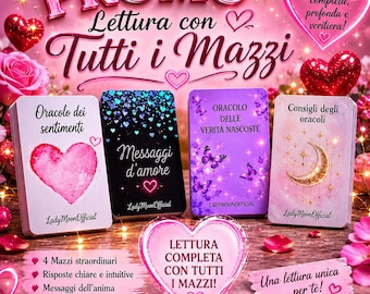 IMPERDIBILE!!! Lettura di: Oracolo dei Sentimenti, Messaggi d'Amore, Oracolo delle Verità Nascoste e Consigli degli Oracoli!