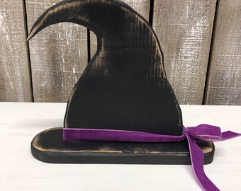 Witches Hat, Wooden Witch Hat, Halloween Witches Hat