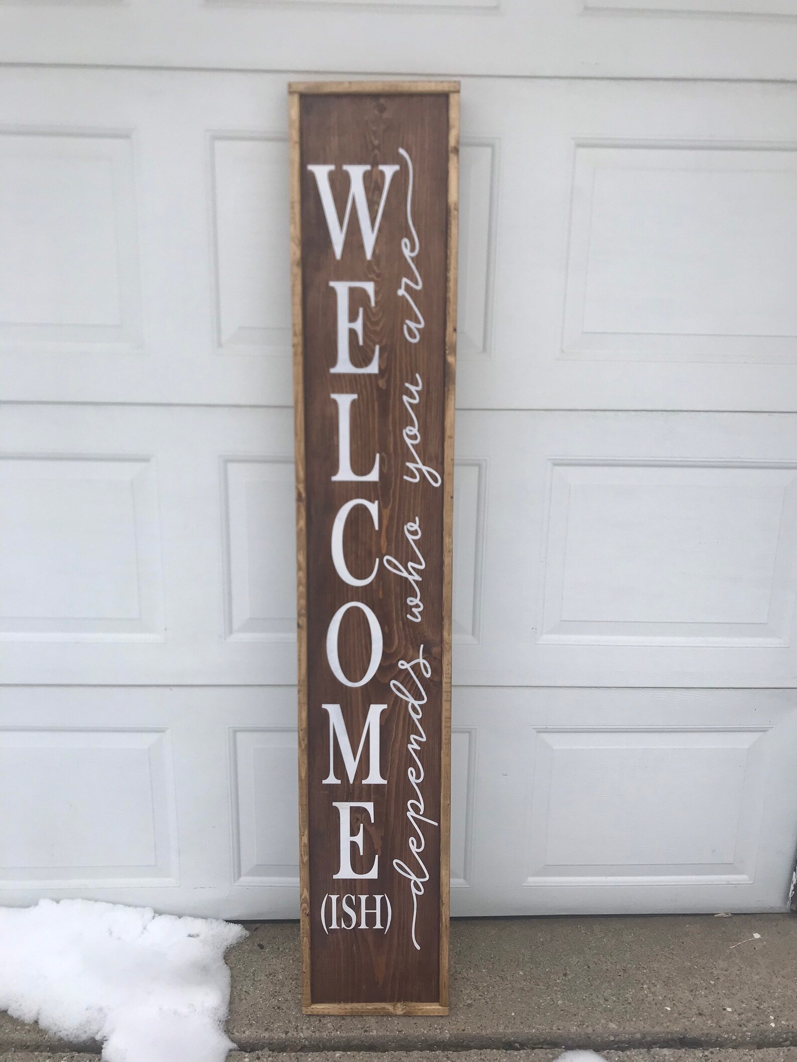 Hello Spring Porch Sign Welcome Porch Sign Funny Porch Sign | Etsy