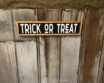 Signo de truco o trato, signo de Halloween