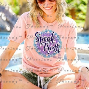 Speak the Truth | Even if your Voice Shakes | Motivate and Inspire | Unisex Shirt | Short Sleeve | Graphic Tee