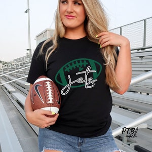 INSTANT Download - Jets Football | Football Mom | Cheer | Smooth Style | Green and White |  Svg, Png, PDF