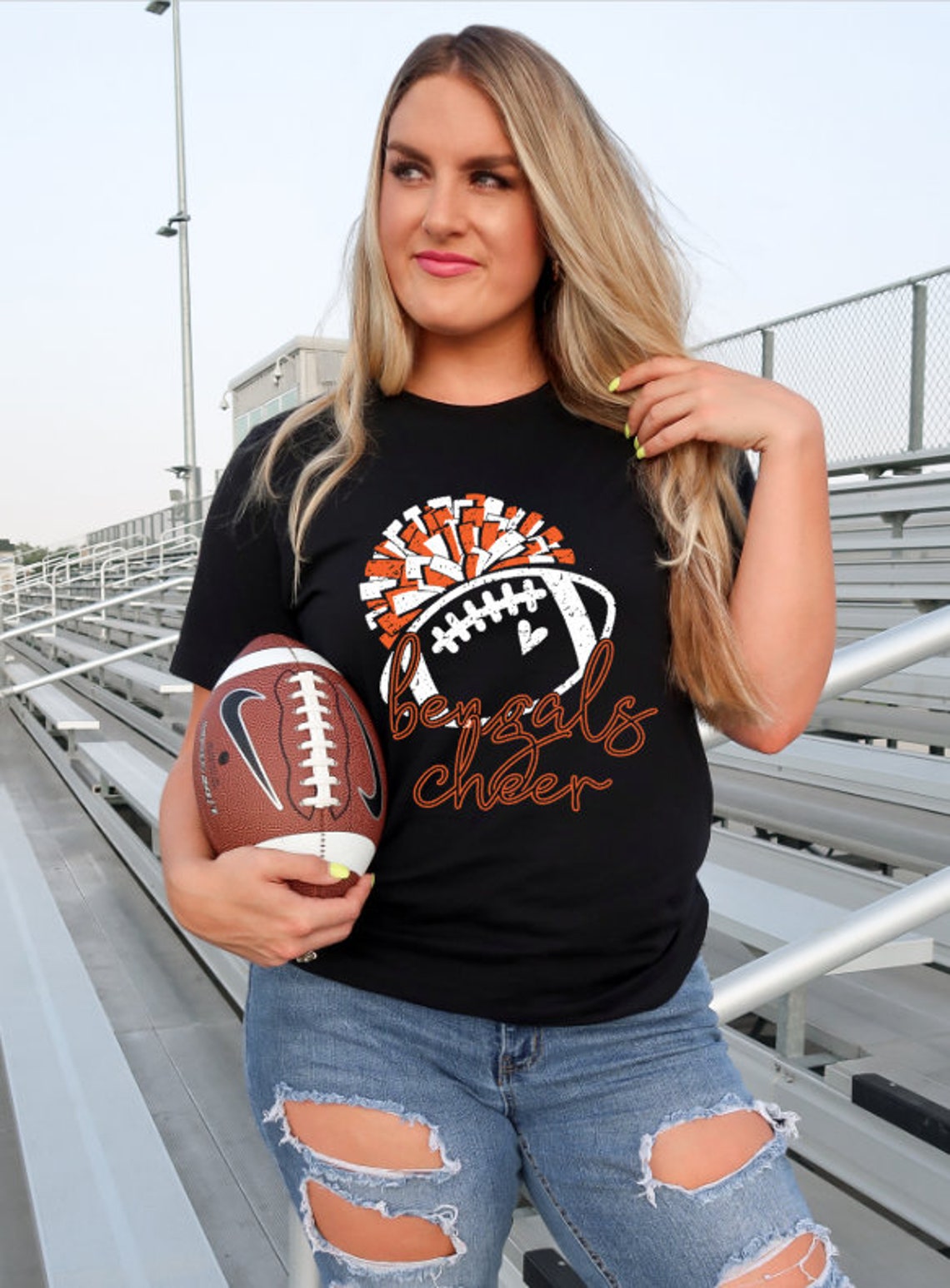 INSTANT Download Bengals Cheer Football Grunge Football - Etsy