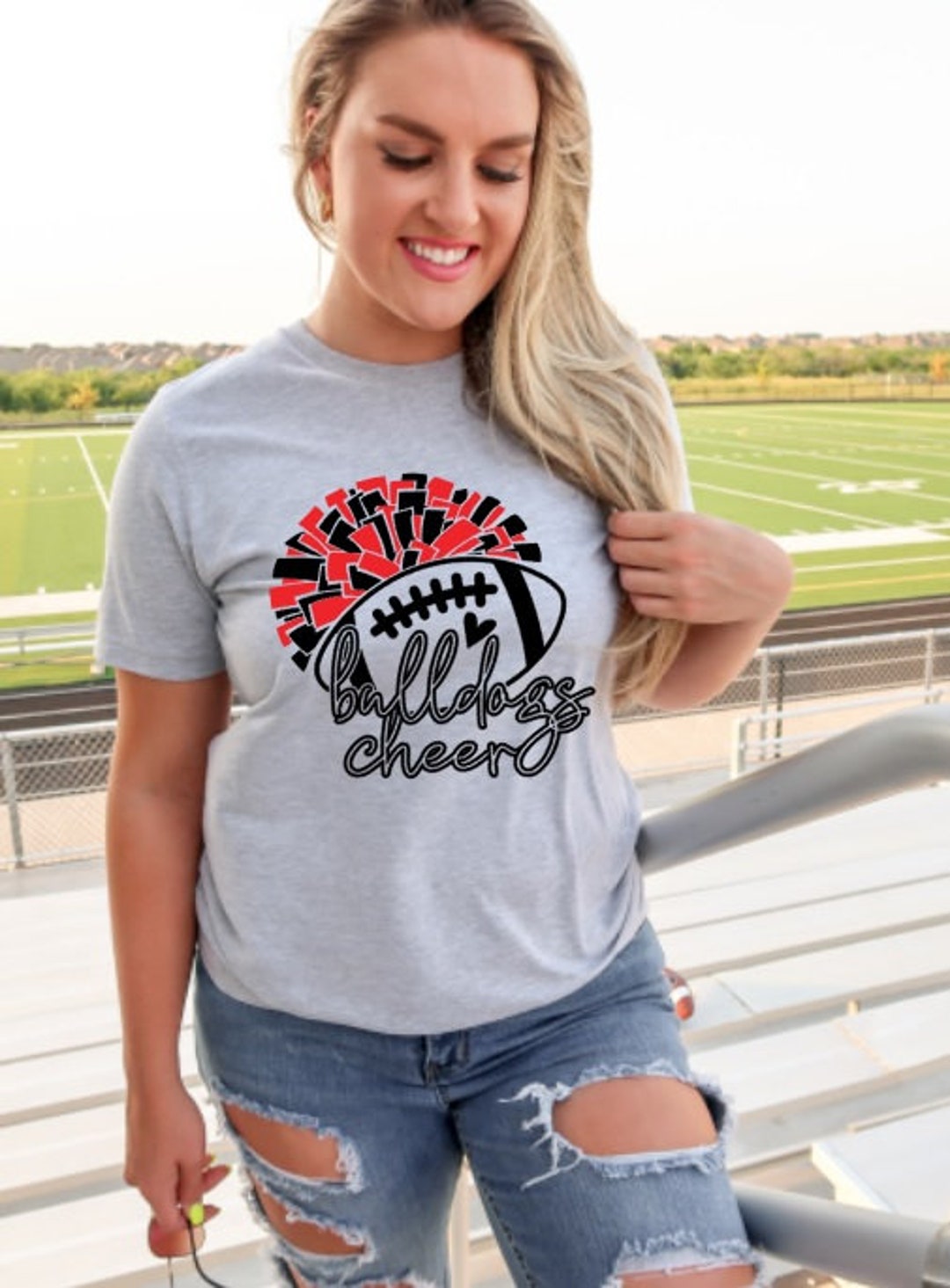 INSTANT Download Bulldogs Cheer Pom, Football, Smooth Style, Football ...